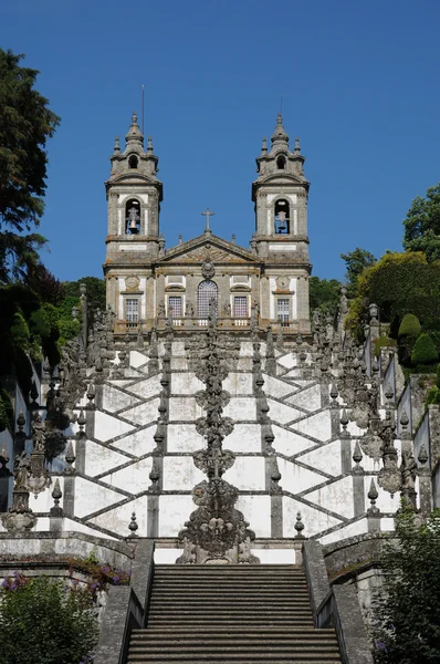 Portogallo, la chiesa barocca di Bom Jesus a Braga — Foto Stock