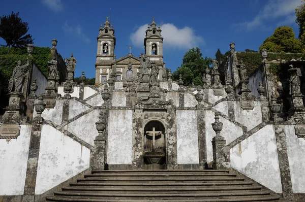 Portugal, l'église baroque de Bom Jesus à Braga — Photo