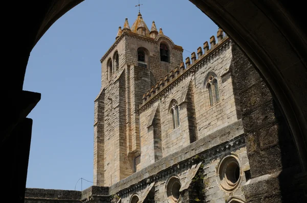 Собор Эвора в португальском соборе монастыря Эвора в — стоковое фото