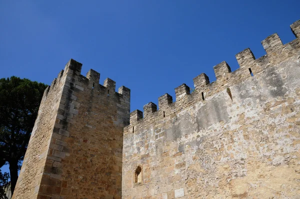 Португалія, Saint George s замок в Лісабоні — стокове фото
