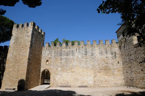 Portugal, Castillo de San Jorge en Lisboa — Foto de Stock