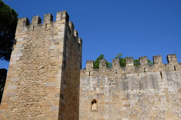Portugal, Saint George s castle in Lisbon — Stock Photo, Image