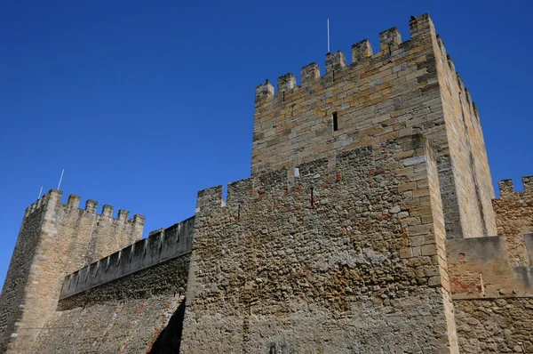 Πορτογαλία, κάστρο του Αγίου Γεωργίου s στη Λισαβόνα — Φωτογραφία Αρχείου