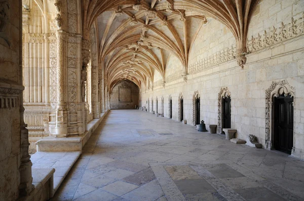 Cloister jeronimos Manastırı Lizbon, Portekiz — Stok fotoğraf