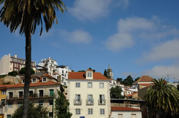 Portugal, gamla historiska byggnad i centrum av Lissabon — Stockfoto