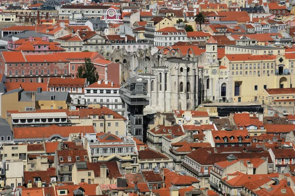Portugal, Lisbon view from Saint George castle — Stock Photo, Image