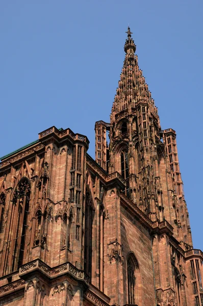 França, catedral de Estrasburgo na Alsácia — Fotografia de Stock