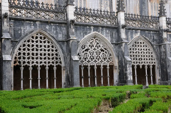 Cloître Renaissance du monastère de Batalha au Portugal — Photo