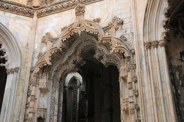 Interno del monastero di Batalha in Portogallo — Foto Stock