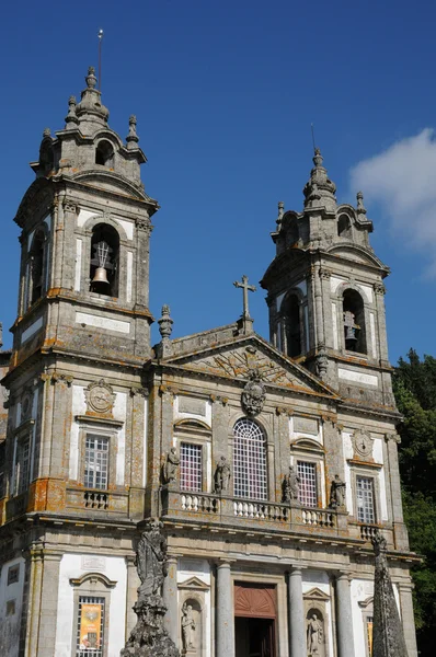 Πορτογαλία, η μπαρόκ εκκλησία της τεχνικής προδιαγραφής Ιησού σε Μπράγκα — Φωτογραφία Αρχείου