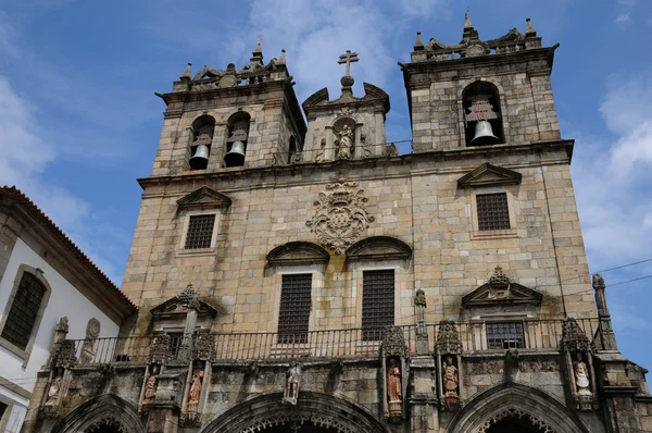 Die kathedrale von braga fassade in portugal — Stockfoto