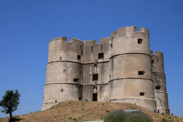 在葡萄牙 evora 蒙特的城堡 — 图库照片