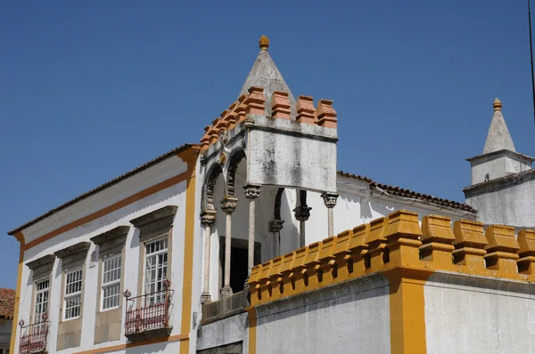Haus in der stadt evora in portugal — Stockfoto