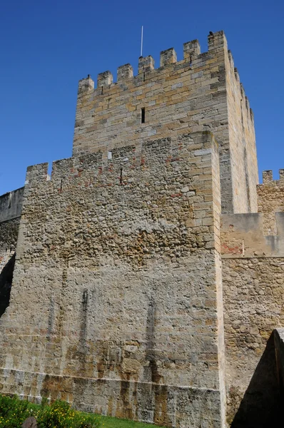 葡萄牙里斯本的圣乔治的城堡 — 图库照片