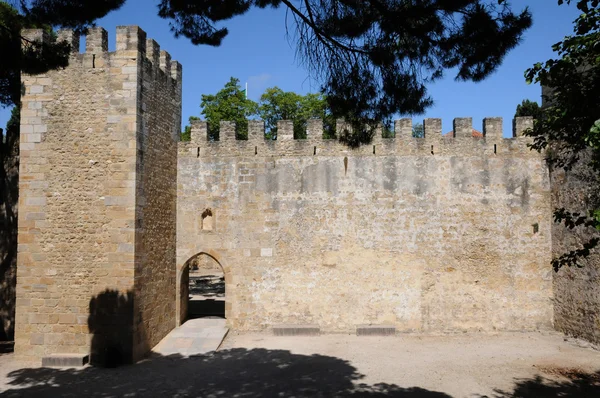 Португалія, Saint George s замок в Лісабоні — стокове фото