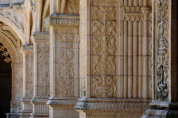 Portugalia, krużganek klasztoru Hieronimitów w Lizbonie — Zdjęcie stockowe