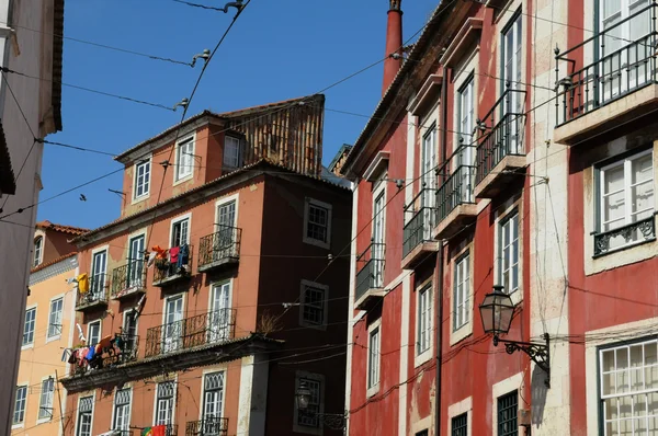 Portugalsko, staré historické budově v centru Lisabonu — ストック写真