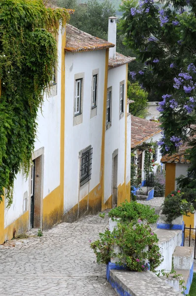 Malá vesnice obidos v Portugalsku — Stock fotografie