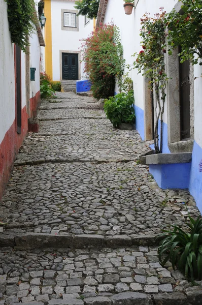 El pequeño pueblo de Obidos en Portugal —  Fotos de Stock