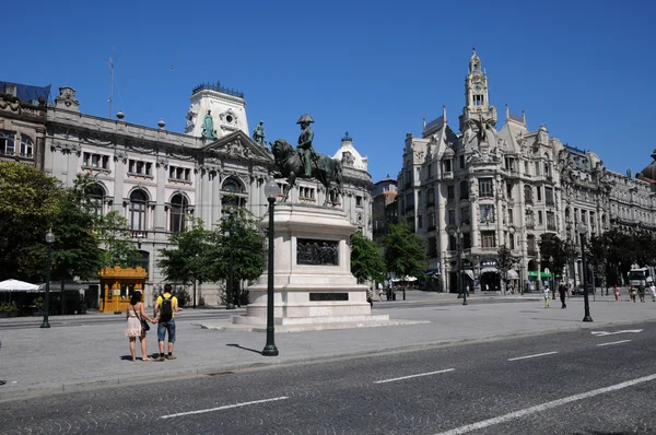 Stock image Portugal, the Praca da Liberdade in Porto