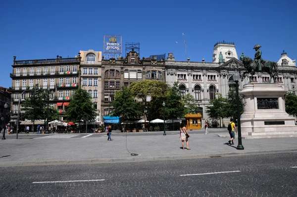 stock image Portugal, the Praca da Liberdade in Porto