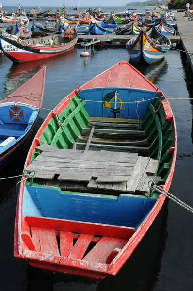 stock image Bark in Torreira fishing port in Portugal