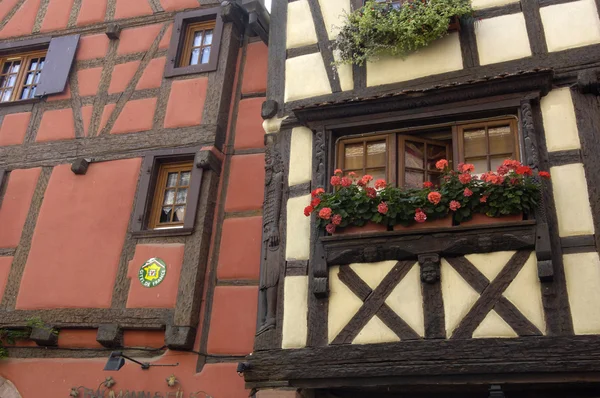 Франція, невеликий селі Riquewihr в регіоні Alsace — стокове фото