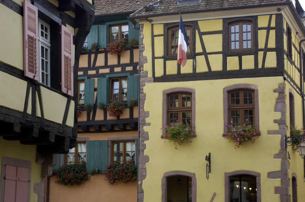 France, le petit village de Riquewihr en Alsace — Photo