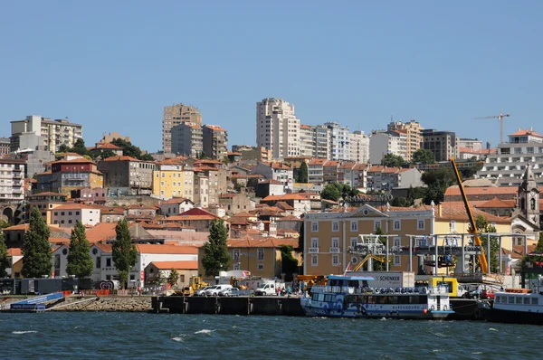 Portugalia, widok na porto od rzeki douro — Zdjęcie stockowe