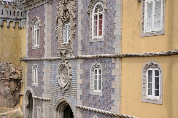 Portugália, a pena nemzeti palota sintra városában, — Stock Fotó