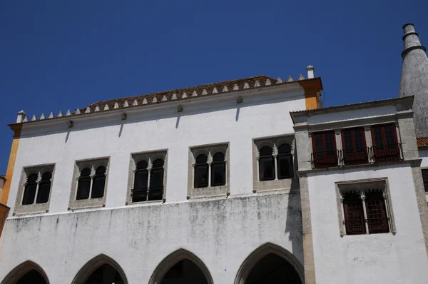 stock image Portugal, the historical National Palace in Sintra