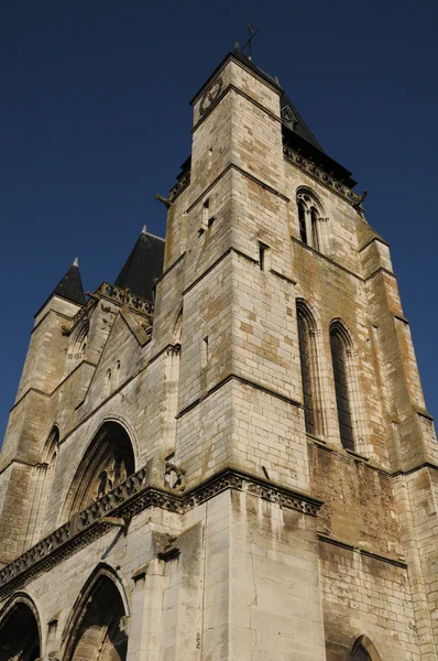 Normandie, igreja de Notre Dame em Les Andelys — Fotografia de Stock