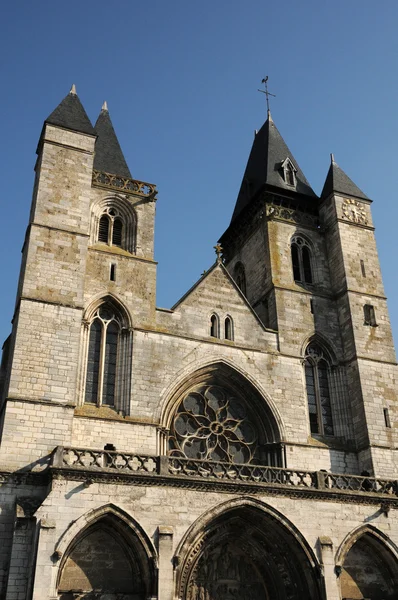 Normandie, церква Нотр-Дам в ле Andelys — стокове фото