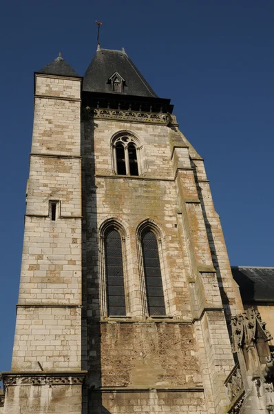 Normandie, les andelys notre dame Kilisesi — Stok fotoğraf