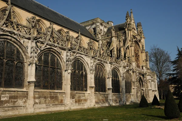 Normandie, kyrkan notre dame i les andelys — Stockfoto