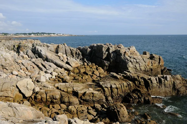 Francia, La Cote Sauvage en Batz sur Mer — Foto de Stock