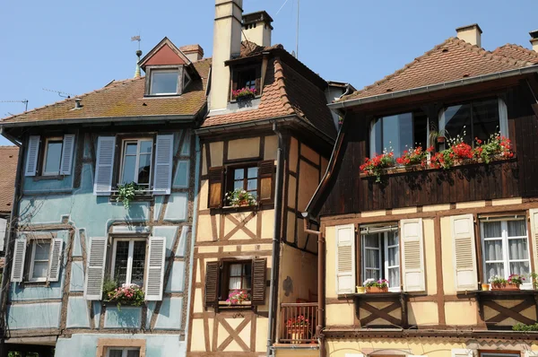 France, Alsace, renaissance house in Colmar — Stock Photo, Image