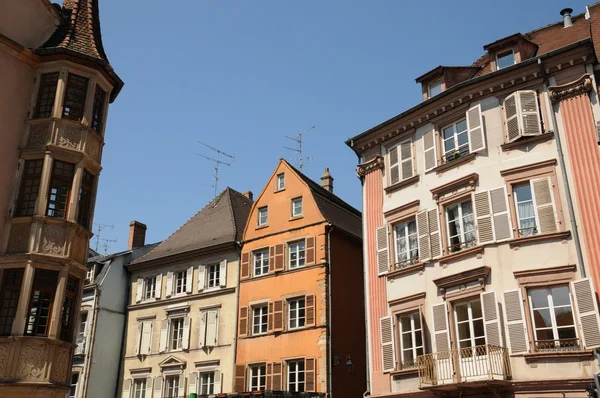 França, Alsácia, casa renascentista em Colmar — Fotografia de Stock