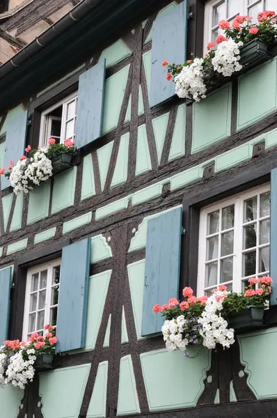 Francia, Alsacia, casa renacentista en Colmar —  Fotos de Stock