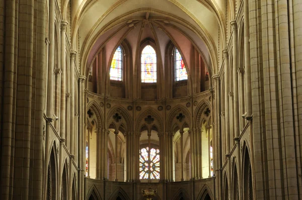 Caen, o Abbaye aux Hommes na Normandia — Fotografia de Stock