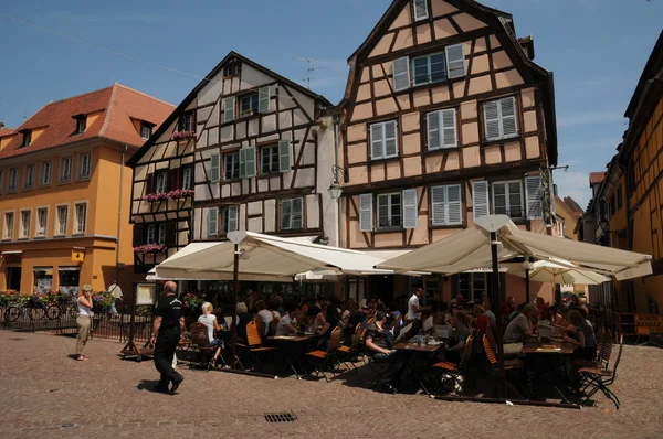 Francia, Alsacia, casa renacentista en Colmar — Foto de Stock