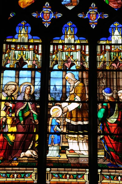 stock image France, the Guerande church in Loire Atlantique