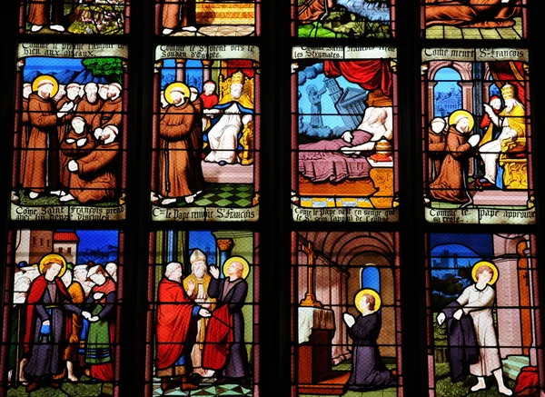 Fransa loire-atlantique guerande kilisede — Stok fotoğraf
