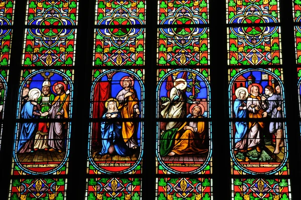 Francja, guerande kościoła w loire atlantique — Zdjęcie stockowe