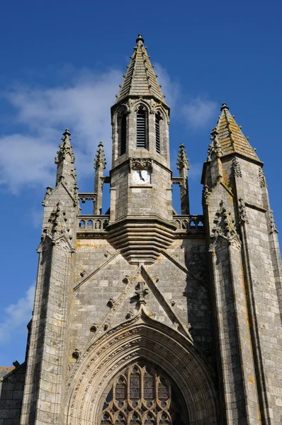 프랑스 루아르 아 틀 랑 티크에서 Guerande 교회 — 스톡 사진
