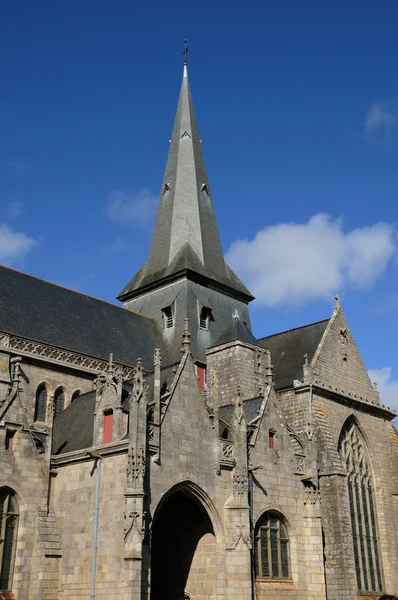 França, a igreja Guerande em Loire Atlantique — Fotografia de Stock