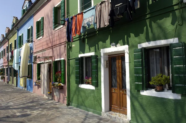 Burano an island near Venice Italy — Stock Photo, Image