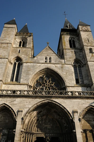 Normandie, Notre Dame church in Les Andelys — Stock Photo, Image