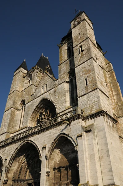 Normandie, notre dame kerk in les andelys — Stockfoto