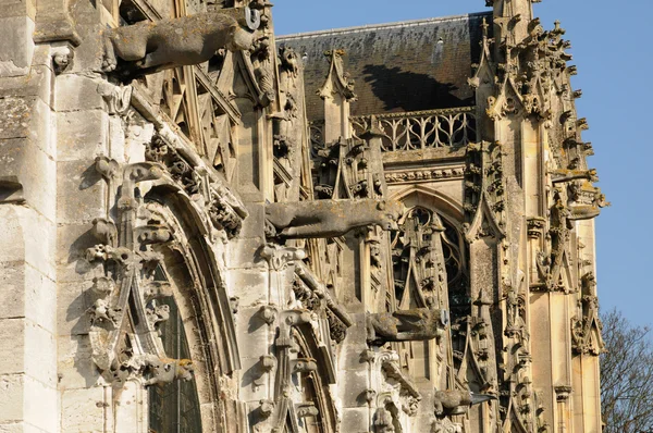 Normandie, notre dame kirche in les andelys — Stockfoto